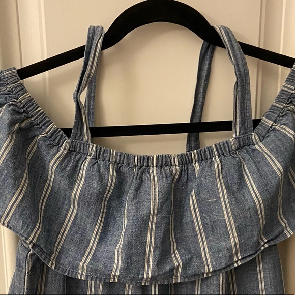 J.Crew Blue and White Striped Sundress - Picture 4 of 6
